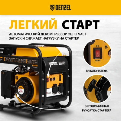 Инверторный генератор DENZEL GT-3500iF купить