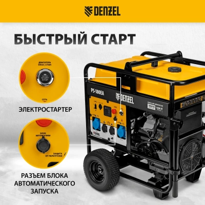 Генератор бензиновый DENZEL PS-180EA купить