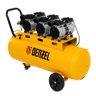 Компрессор безмасляный, малошумный DENZEL DLS 1800/100 купить