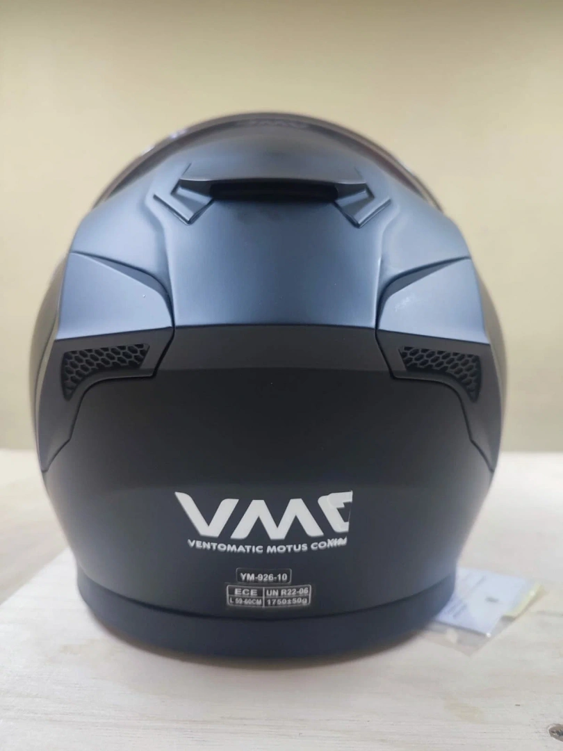 Шлем мотоциклетный VMC YM-926, модуляр, матовый, чёрный, прозрачный визор, размер L цена