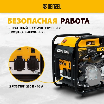 Инверторный генератор DENZEL GT-2500iF купить