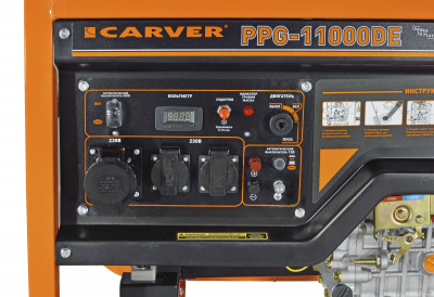 Генератор CARVER PPG -11000DE дизель купить